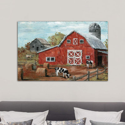 «Country Barn», reproduction sur toile tendue