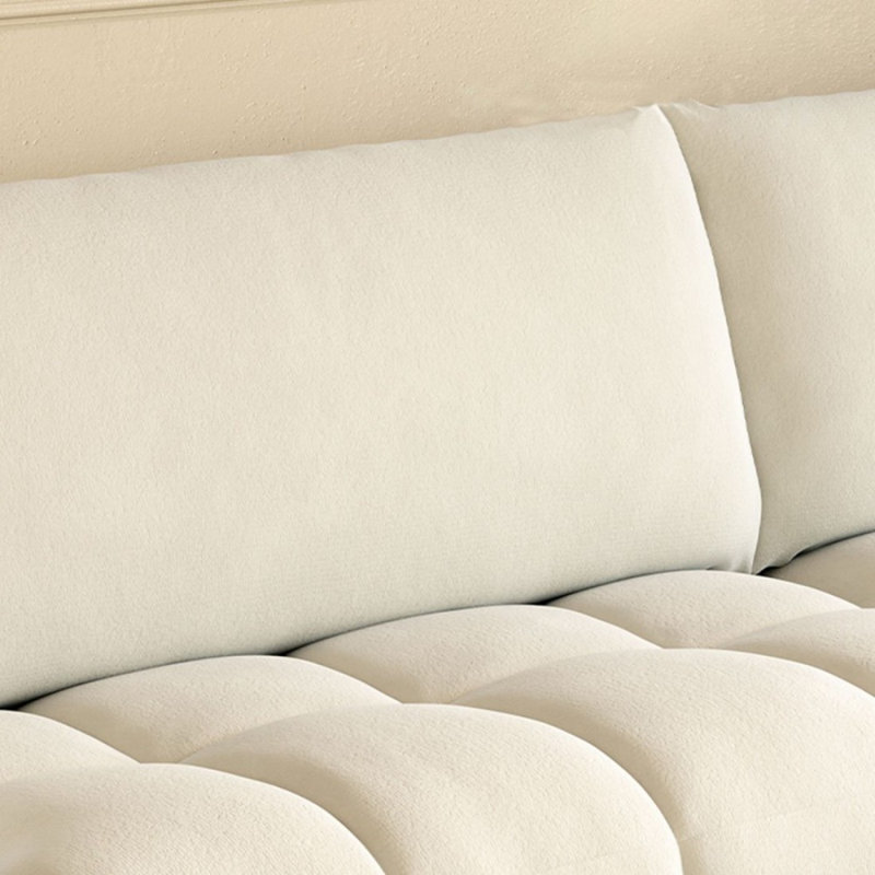 Causeuse-coussin modulaire en polyester beige