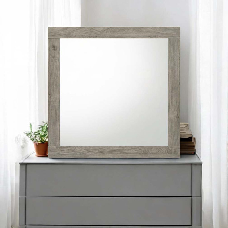 Gray Finish Mirror