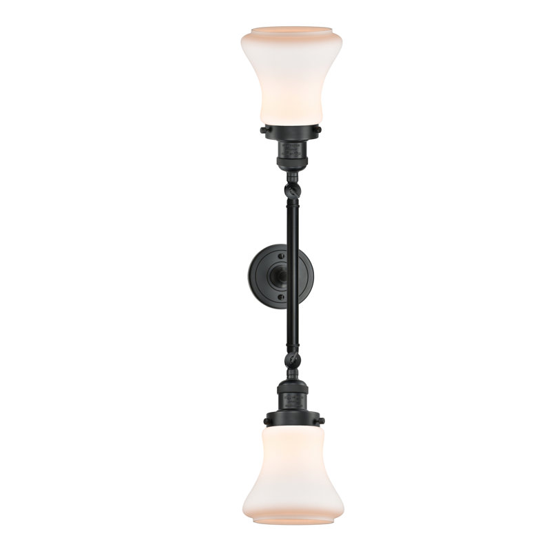 Edda 2 - Light Dimmable Vanity Light, Matte Black, Matte White, Bulb Not Included