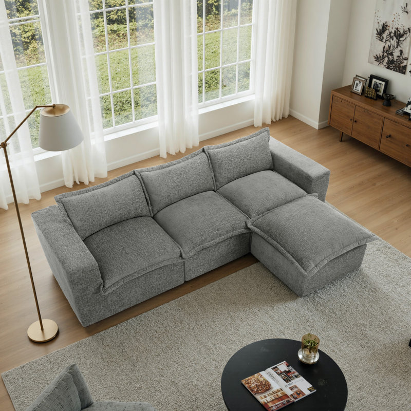 4 Seater Seating Component, Grey