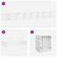 Archie & Oscar Dog Gate With Door Foldable 15 Panels White 750 Cm Poplar Wood-1029394425-1029394424