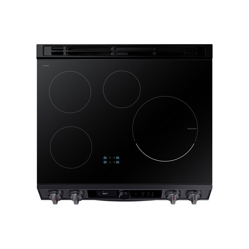 30 po 6,3 pi³ Cuisinière électrique pi, Noir