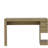 Expandable home office desk, pine-134049288