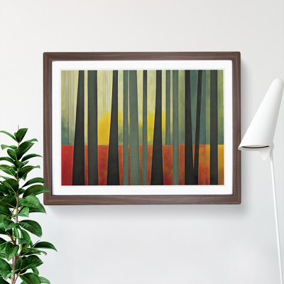 Adorable Abstract Forest - Framed Print