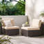 Chaise longue d'extérieur en osier Hastyer-1193677282