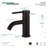 Kingston Brass Concord Single-Handle 1-Hole Deck Mount Bathroom Faucet with Push Pop-Up-29273603