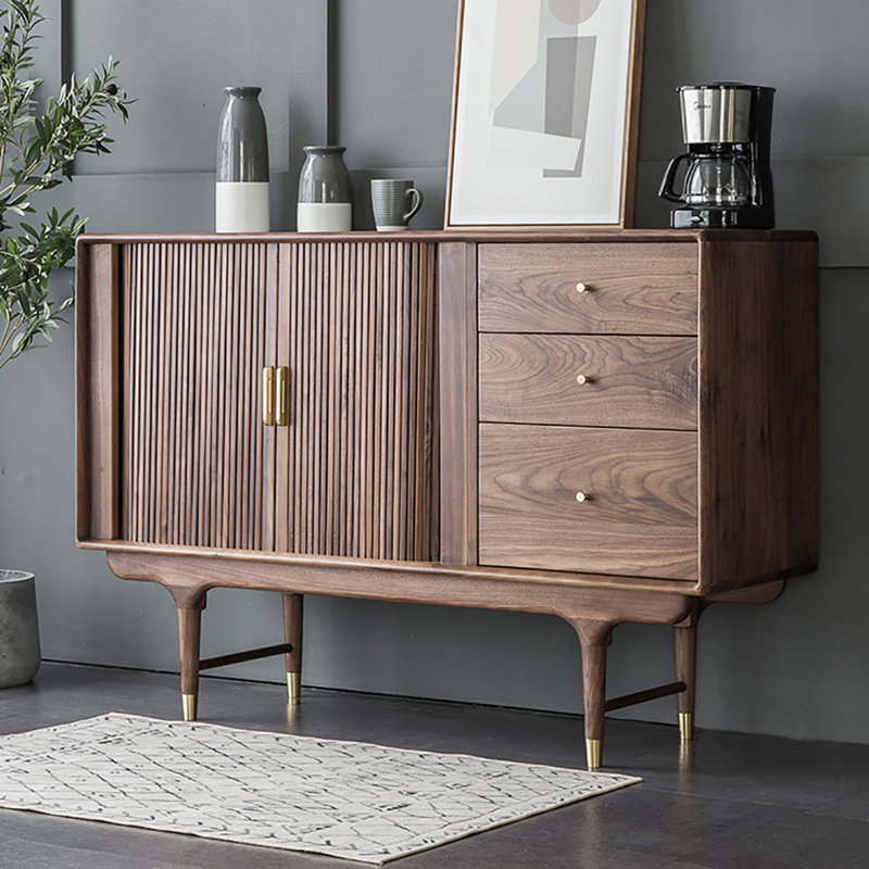 Simple modern Nordic sideboard cabinet