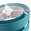 Contemporary Quality Linen Fabric Triple Tier Ceiling Pendant Light Shade-41099804-98654926