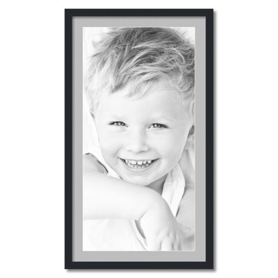 Cadre pour photo simple 18 po x 36 po en bois mat