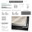 Extra Large Wall Art Fabric Print - Light Neutral Abstract Flowing Horizon Minimal Modern Design for Living Room or Bedroom - "Frame Assembly Required (Unfinished Frame)"-124795335