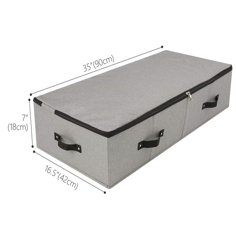 Ebern Designs Fabric Underbed Storage