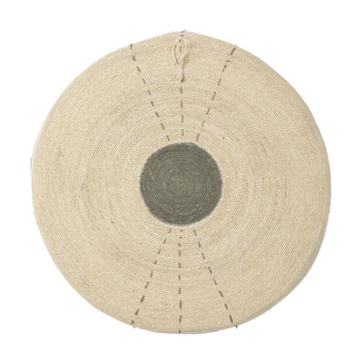 Sundial Handmade Wall Decor on Seagrass
