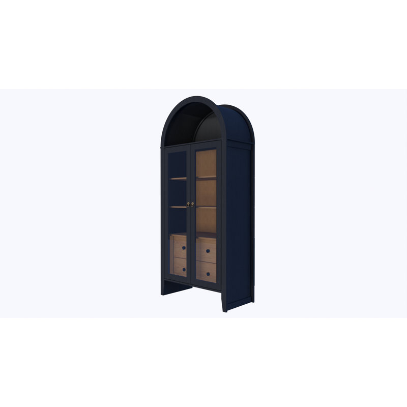 Grande armoire de rangement arquée