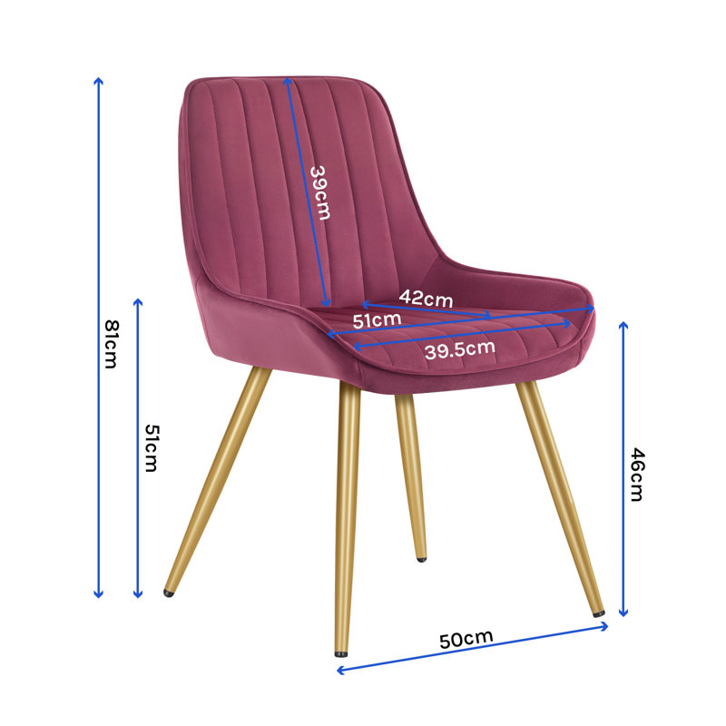 Orchard Hill Upholstered Dining Chair, Bordeaux