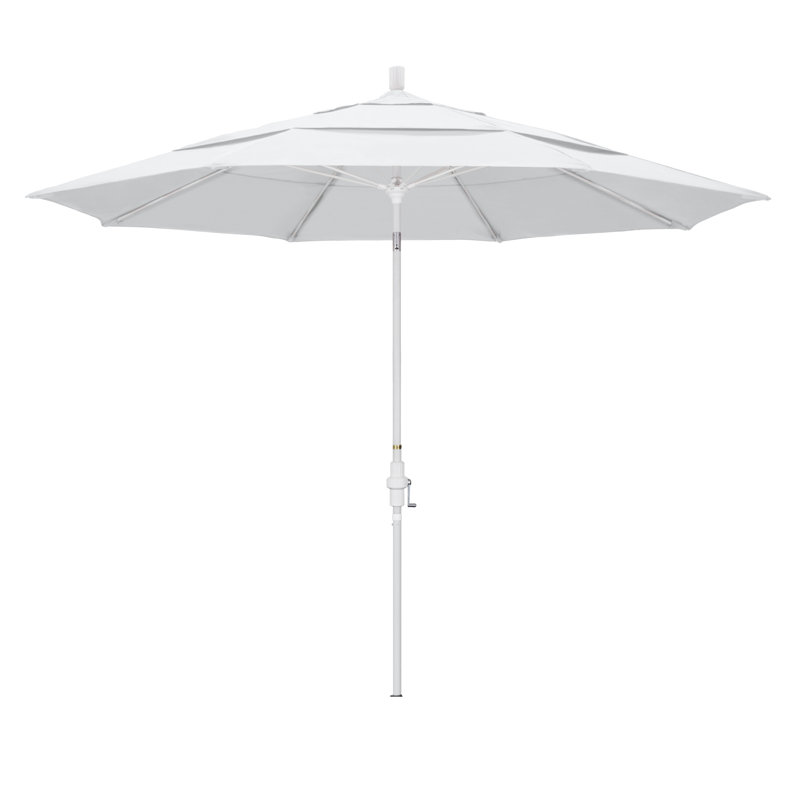 Parasol de marché 11 pi Leiker, Blanc - oléfine