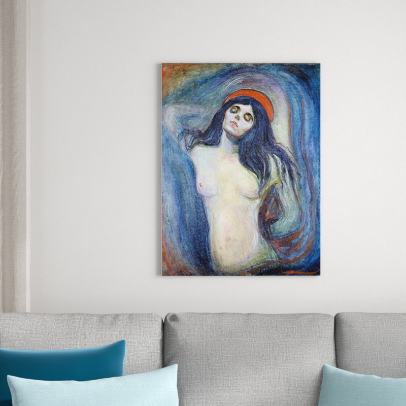 Edvard Munch - Wrapped Canvas Painting, 80cm H x 60cm W x 1.8cm D