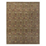 Handmade Silk and Wool Area Rug
