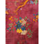 Antique Purple Color Filed Classic Floral Vase Pattern Chinese Deco Carpet