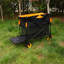 Chariot pliant de grande capacité avec chariot extensible-118414821