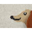 Mccray Animal Print Beige Square Cushion