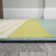 Aliyaah Gradient Ticking Striped Green/Blue Rug
