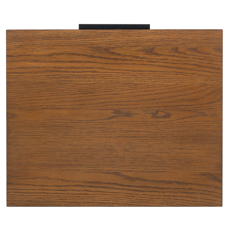 Titus 2 Drawer Nightstand, Medium Oak