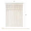Macramé rideau grand bohème tissé mural rideaux de fenêtre fait à la main décoration bohémienne pour porte de fenêtre placard mariage toile de fond voûte chambre salon, 51 po de largeur x 70 po de longueur