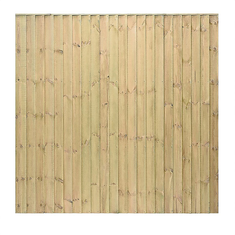 Grange 1817 mm H x 1828 mm W Standard Featheredge Vertical Panel