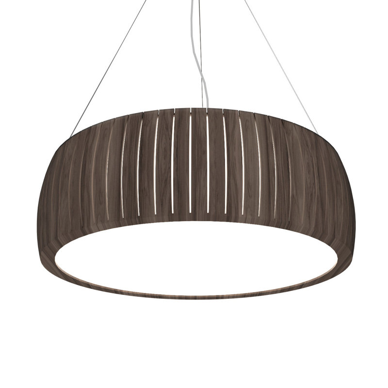 Barril Chandelier, 3, Charcoal, 7.48" H x 23.62" W x 23.62" D