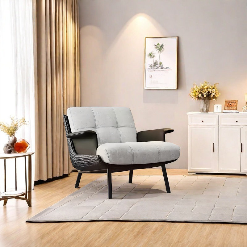 Teasa, Milky White Polyester Blend/Faux Leather