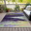 Tapis mauve lavable à la machine intérieur / extérieur Xhevrie-111823634