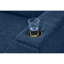 Canapé de salon 93,7 po en tissu de style moderne, canapé à accoudoirs carrés avec porte-gobelet, canapé de rangement, revêtement en polyester bleu.-1206935674