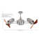 36" Duplo-Dinamico 3 - Blade Caged Ceiling Fan with Wall Control