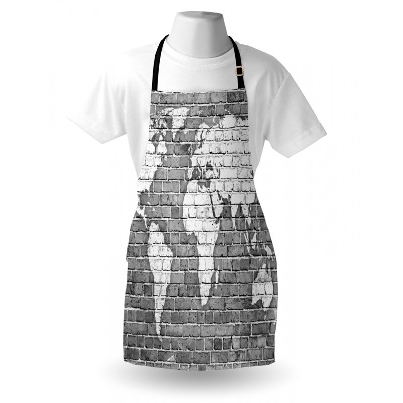 Tablier wanderlust, Gris
