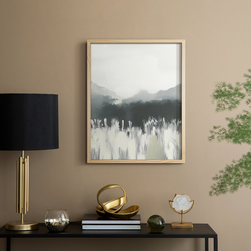 Série ABSTRACT DCCDXLVI, reproduction encadrée - bois massif, H 30 po x l 24 po
