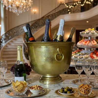 Magull Multi-bottle Golden Champagne Bucket