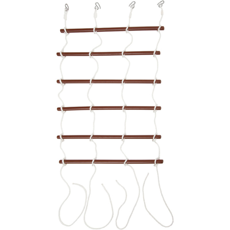 36-Inch Hardwood Rope Ladder with Pelican Hooks