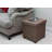BirdRock Home 16x16 Folding Storage Ottoman with Legs, Brown-1251621141