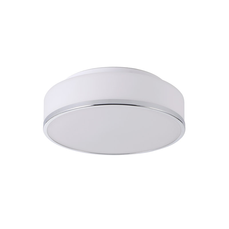 2 - Light 11.5" Unique/Statement Drum Flush Mount