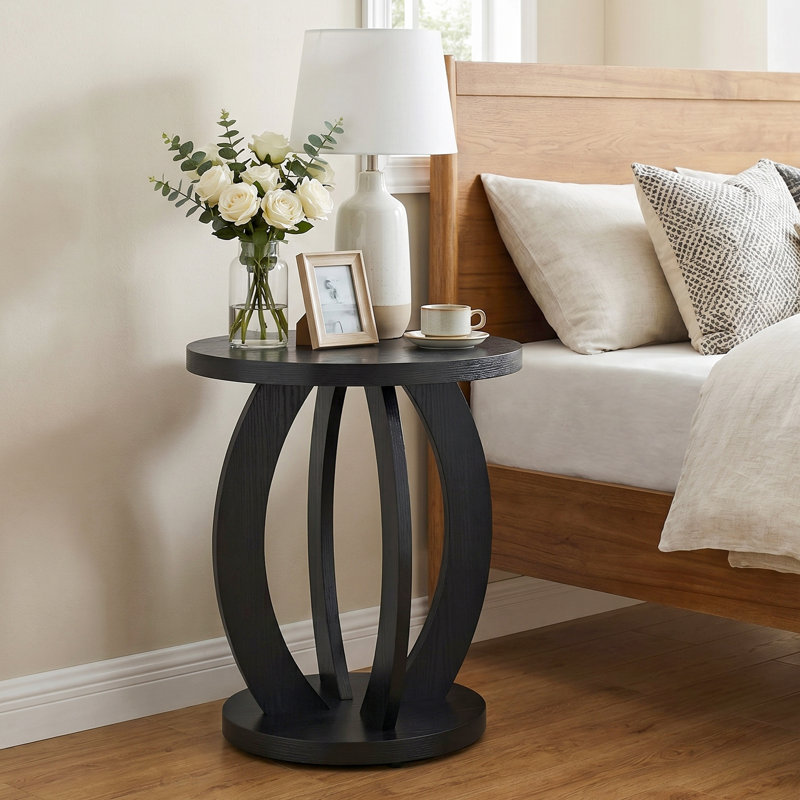 Table de chevet 19,69 po, Noir