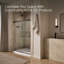 Revel 59.62'' x 70'' Double Sliding Shower Door with CleanCoat® Technology-14674402-69281858