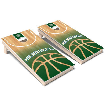 Milwaukee Basketball All-Weather Composite Cornhole Board Set