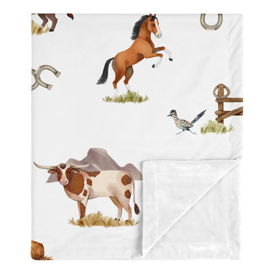 Country Western Security Baby Blanket by Sweet Jojo Designs