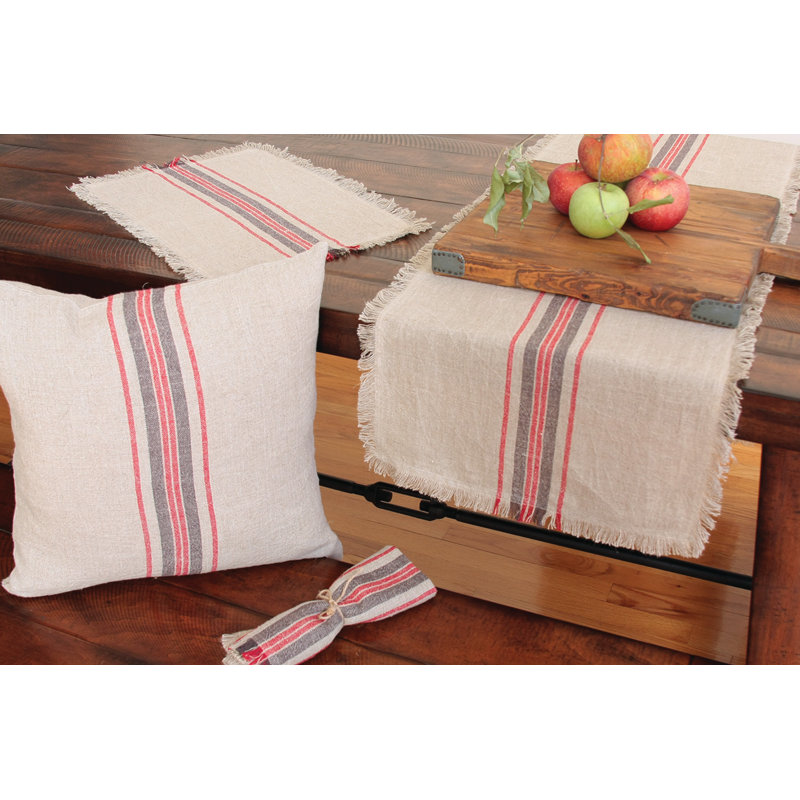 Frampton Polyester Striped Rectangle Placemat