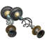 Iron and Copper Candlestick