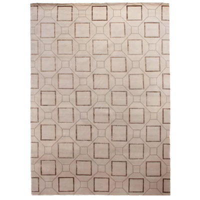 Super Tibetan Geometric Area Rug