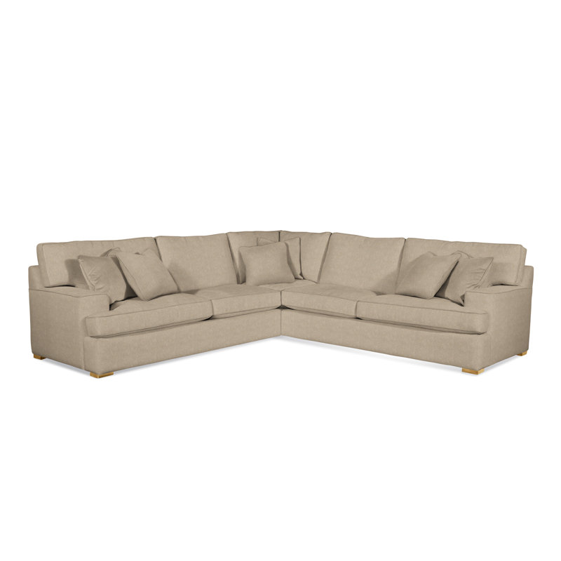 Sadie L-Sectional, Oatmeal Crypton Performance; 0822-74, Black