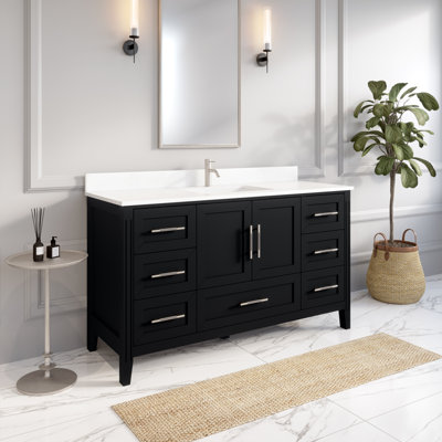 Ensemble de meuble-lavabo simple 60 po Difiore