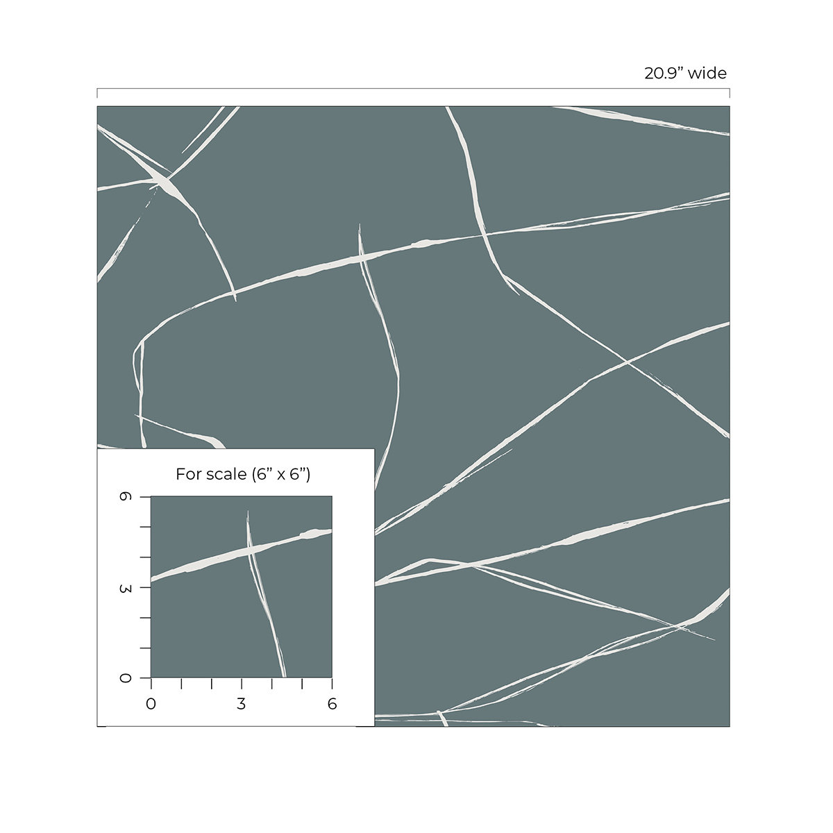 Niseko Modern Abstract Wallpaper, Light Aegean